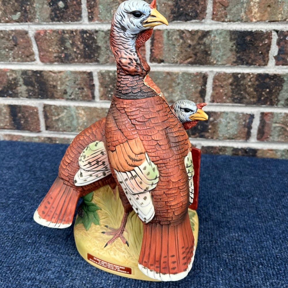 Wild Turkey Kentucky Straight Bourbon Bottle Porcelain Series 2 #3 1981 - Picture 7 of 14